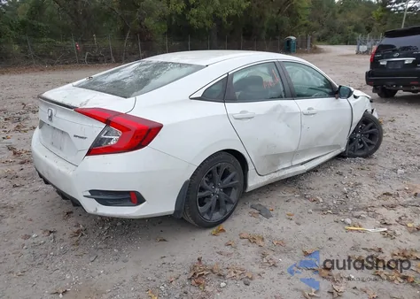 2019 Honda Civic Sport z USA, uszkodzony, nr VIN 19XFC2F83KE002846